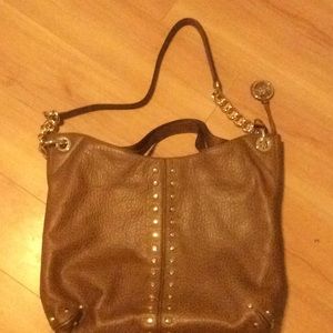 Michael Kors large leather tote